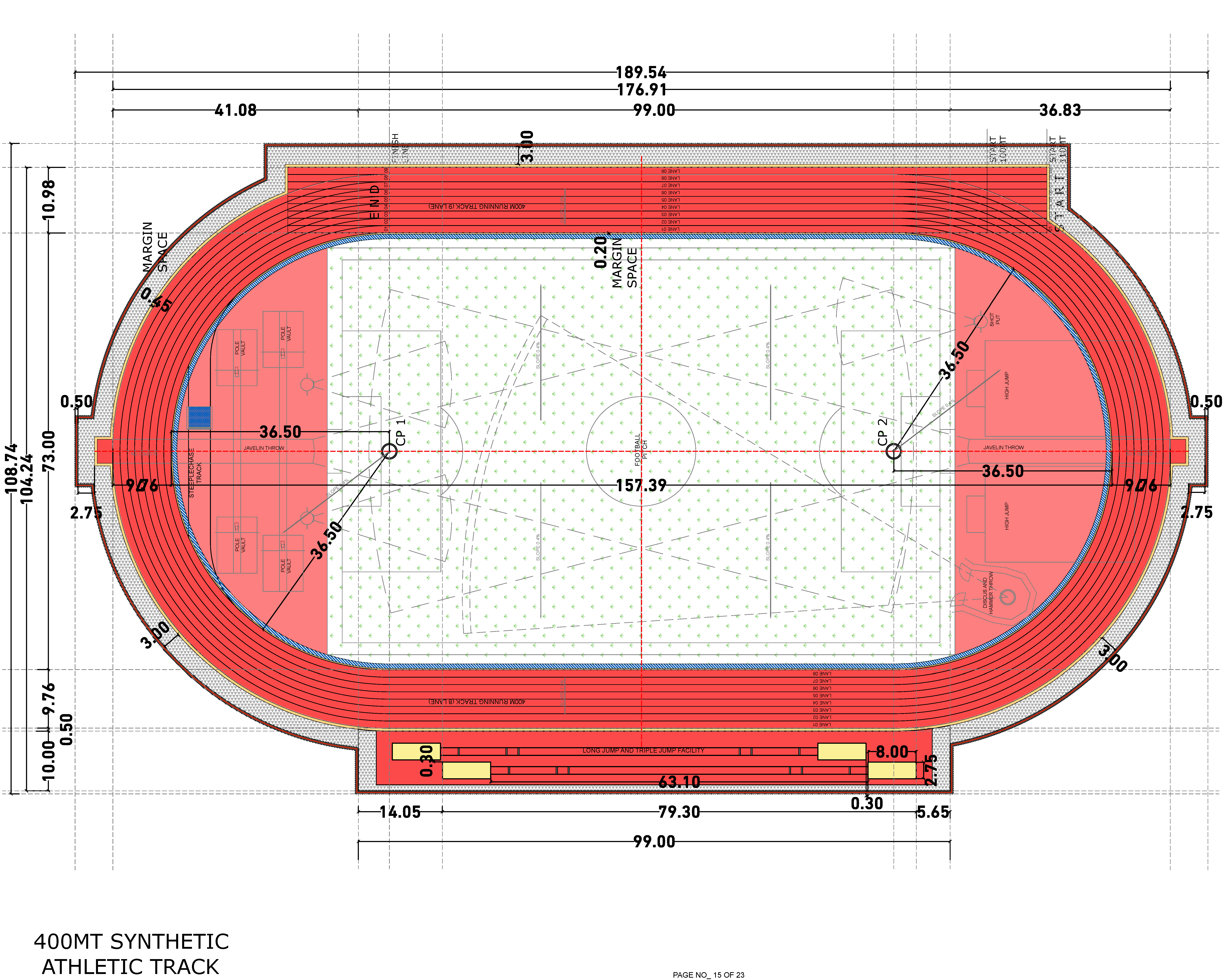– 400 Mtr. Synthetic Track 